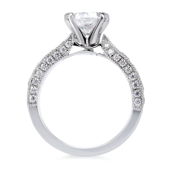 14k White Gold Bridal Set - Image 4