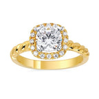14k Yellow Gold Bridal Set - Image 2