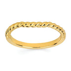 14k Yellow Gold Bridal Set - Image 3
