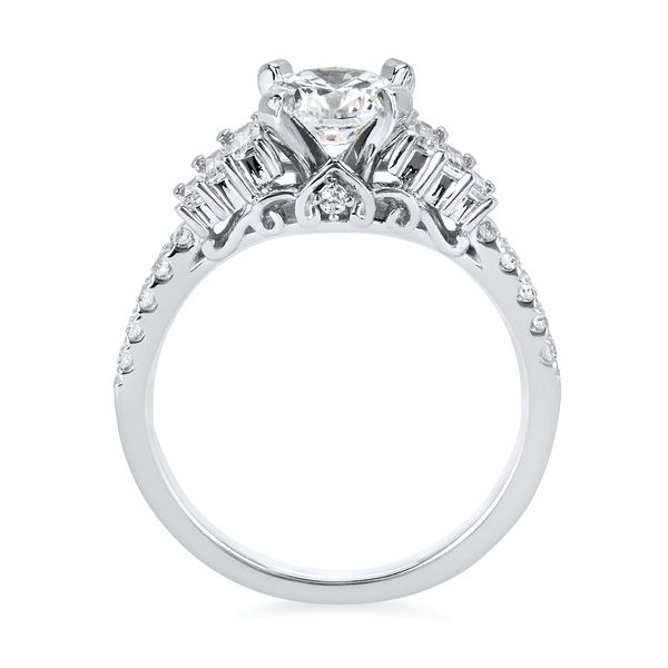 14k White Gold Bridal Set - Image 4