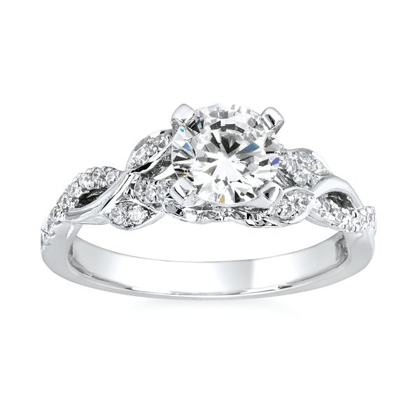 14k White Gold Bridal Set - Image 2