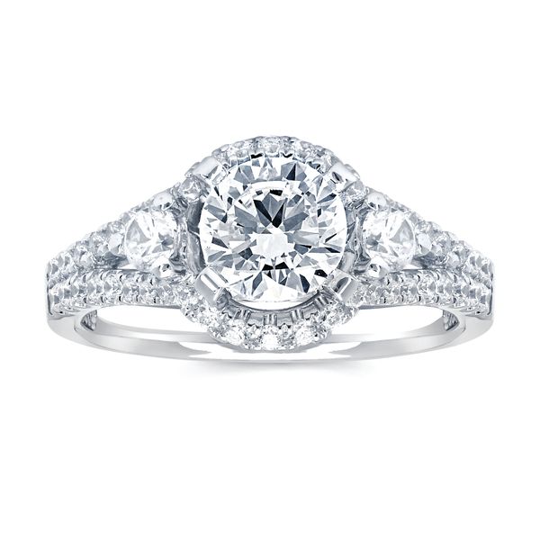 14k White Gold Bridal Set - Image 2