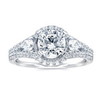 14k White Gold Bridal Set - Image 2