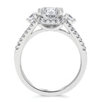 14k White Gold Bridal Set - Image 4