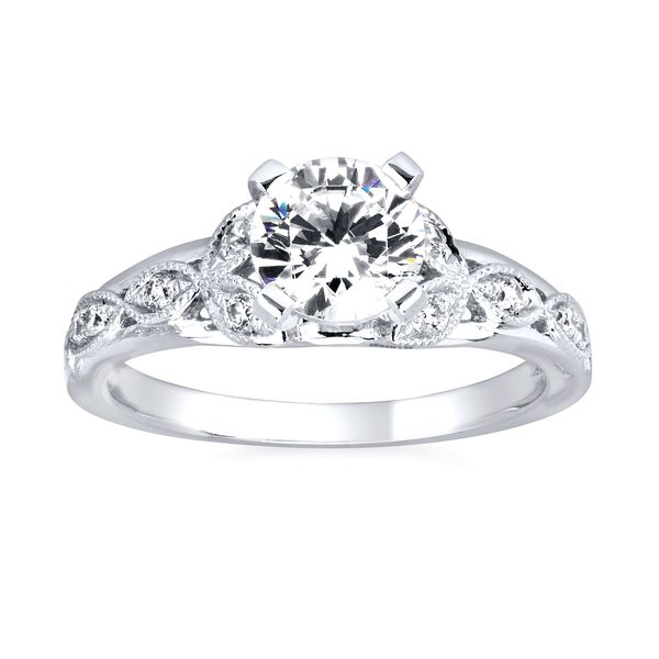 14k White Gold Bridal Set - Image 2