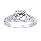 14k White Gold Bridal Set - Image 2