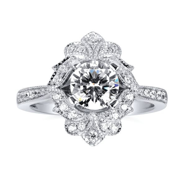 14k White Gold Bridal Set - Image 2