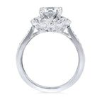 14k White Gold Bridal Set - Image 4