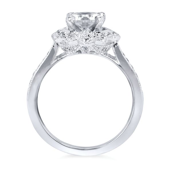 14k White Gold Bridal Set - Image 4