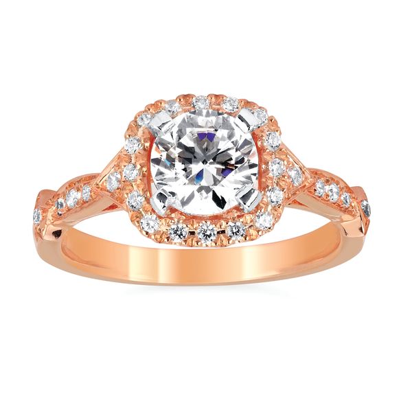 14k Rose Gold Bridal Set - Image 2