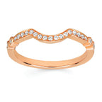 14k Rose Gold Bridal Set - Image 3