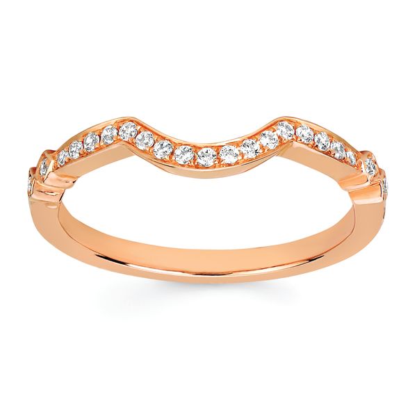 14k Rose Gold Bridal Set - Image 3