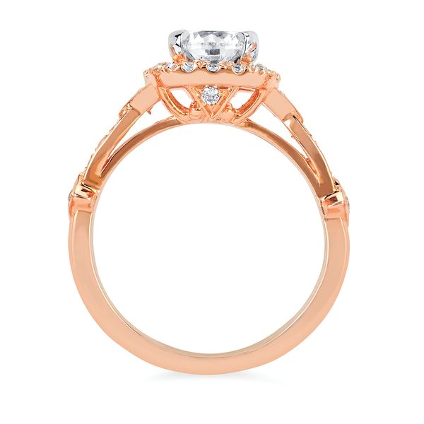 14k Rose Gold Bridal Set - Image 4