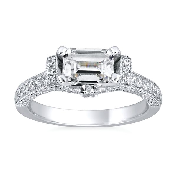 14k White Gold Bridal Set - Image 2