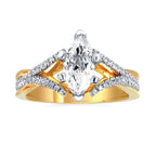 14k Yellow Gold Bridal Set - Image 2