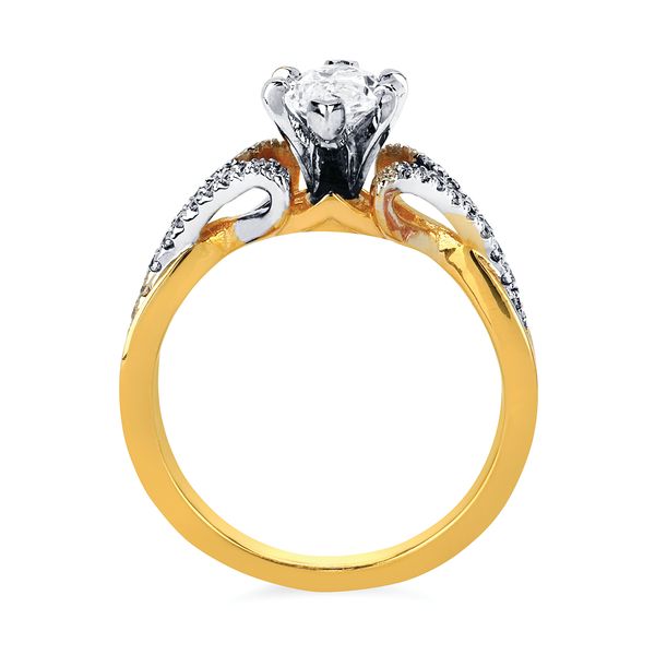 14k Yellow Gold Bridal Set - Image 2
