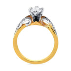 14k Yellow Gold Bridal Set - Image 4