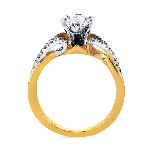 14k Yellow Gold Bridal Set - Image 4