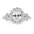 14k White Gold Bridal Set - Image 2