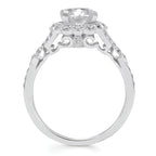 14k White Gold Bridal Set - Image 4