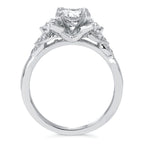 14k White Gold Bridal Set - Image 4