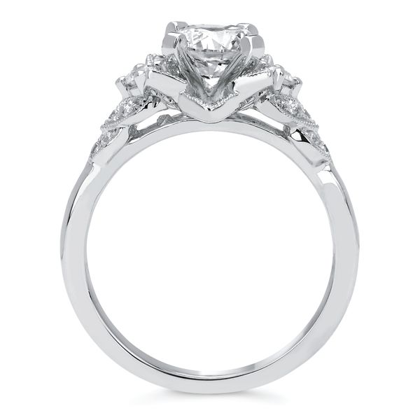 14k White Gold Bridal Set - Image 4
