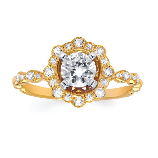 14k Yellow Gold Bridal Set - Image 2