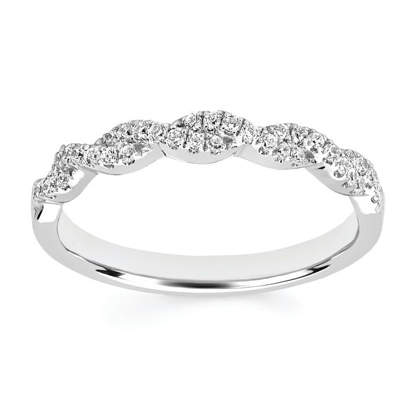 14k White Gold Bridal Set - Image 3