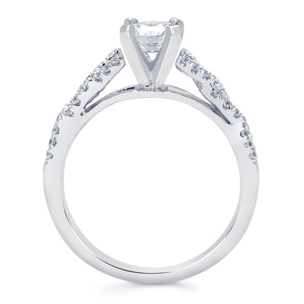 14k White Gold Bridal Set - Image 4