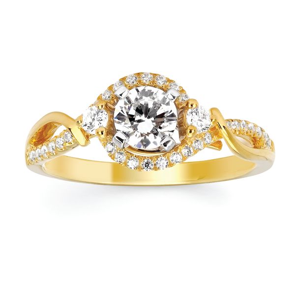 14k Yellow Gold Bridal Set - Image 2
