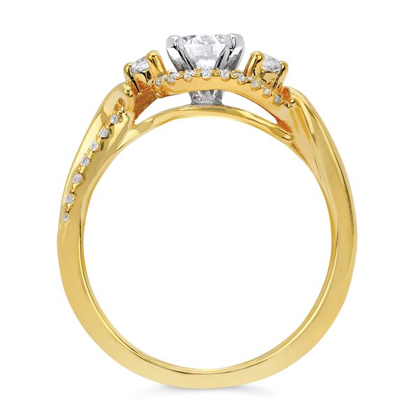 14k Yellow Gold Bridal Set - Image 4