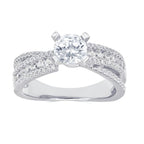 14k White Gold Bridal Set - Image 2