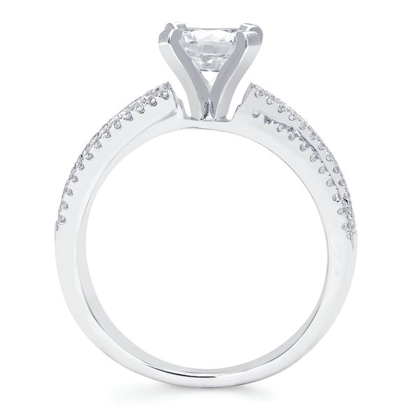 14k White Gold Bridal Set - Image 4