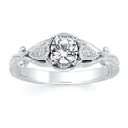 14k White Gold Bridal Set - Image 2