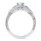 14k White Gold Bridal Set - Image 4