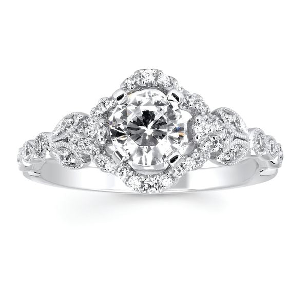14k White Gold Bridal Set - Image 2