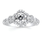 14k White Gold Bridal Set - Image 2