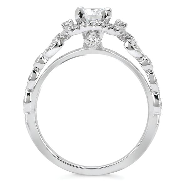 14k White Gold Bridal Set - Image 4