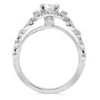 14k White Gold Bridal Set - Image 4