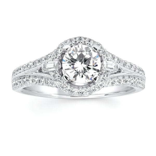 14k White Gold Bridal Set - Image 2