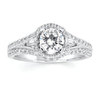 14k White Gold Bridal Set - Image 2