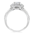 14k White Gold Bridal Set - Image 4