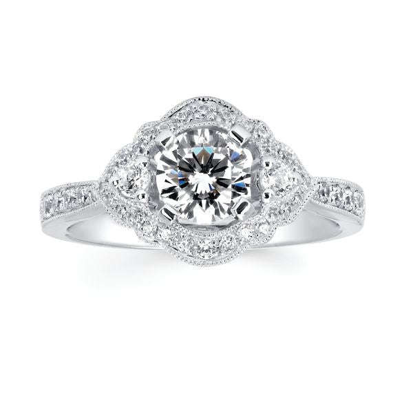 14k White Gold Bridal Set - Image 2