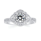 14k White Gold Bridal Set - Image 2