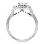 14k White Gold Bridal Set - Image 3
