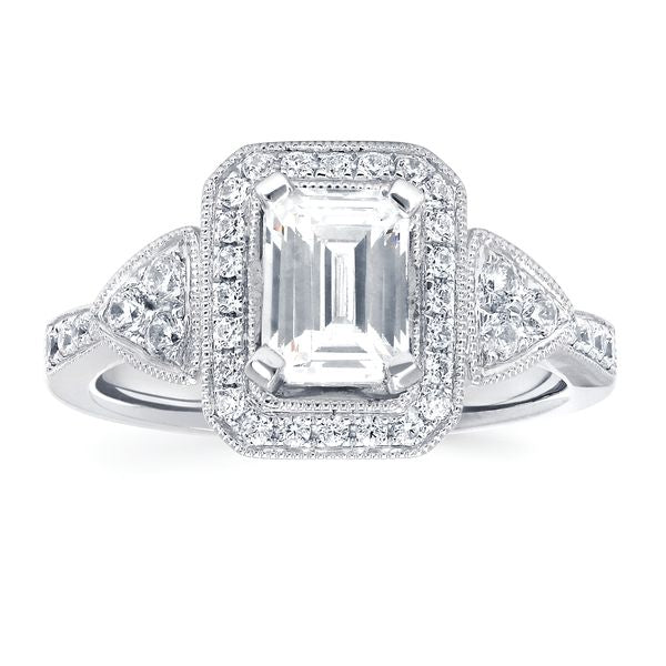 14k White Gold Bridal Set - Image 2