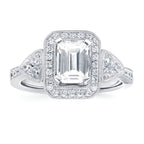 14k White Gold Bridal Set - Image 2