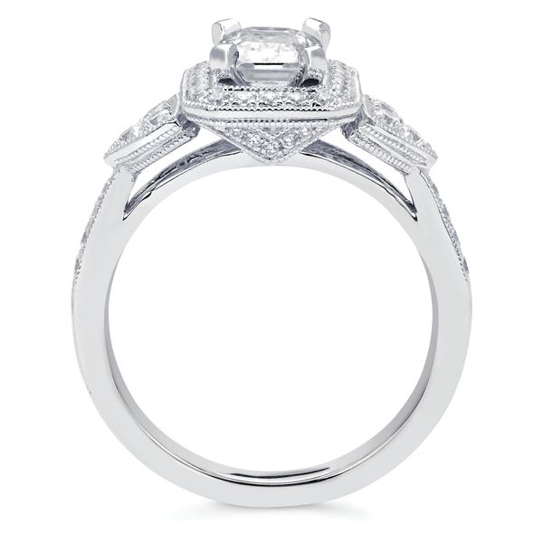 14k White Gold Bridal Set - Image 4