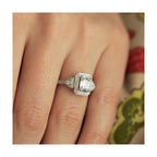 14k White Gold Bridal Set - Image 5