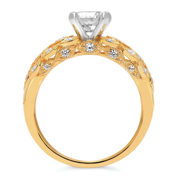 14k Yellow Gold Bridal Set - Image 4